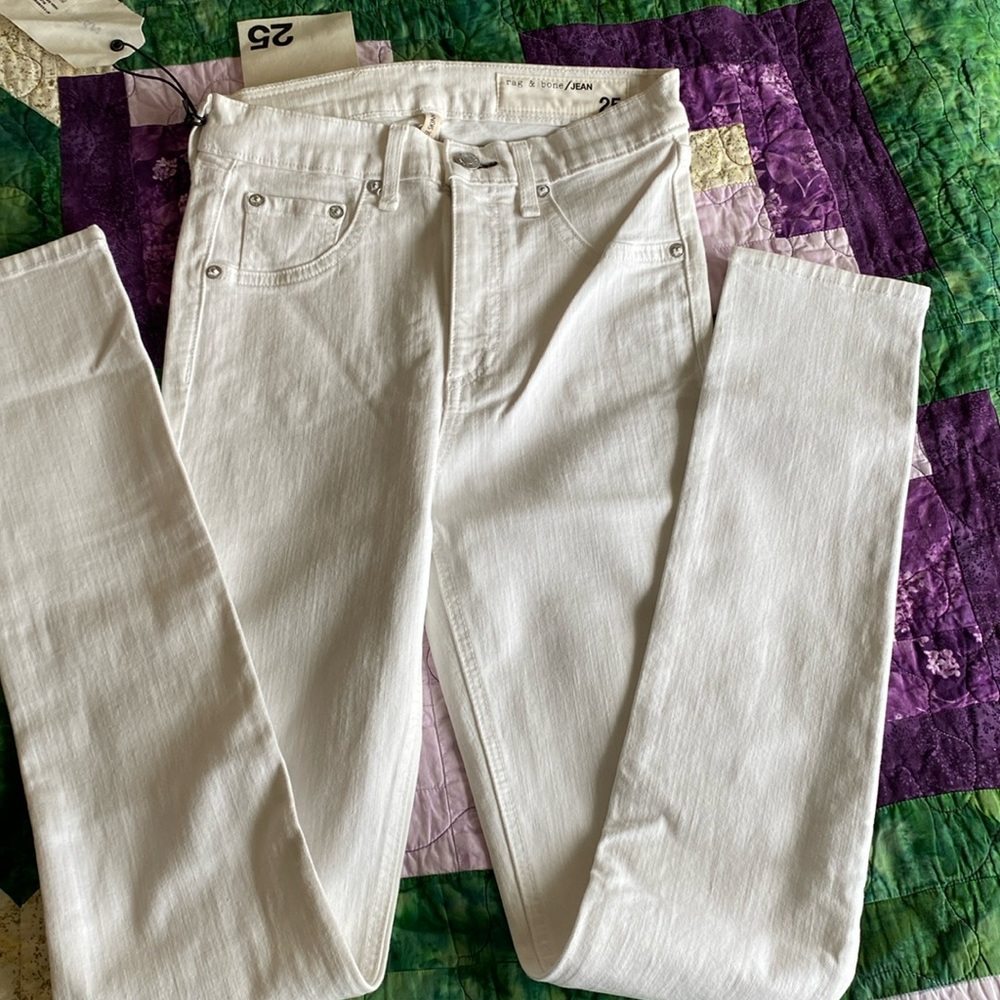 New High Rise Skinny Jeans By Rag and Bone Size 25